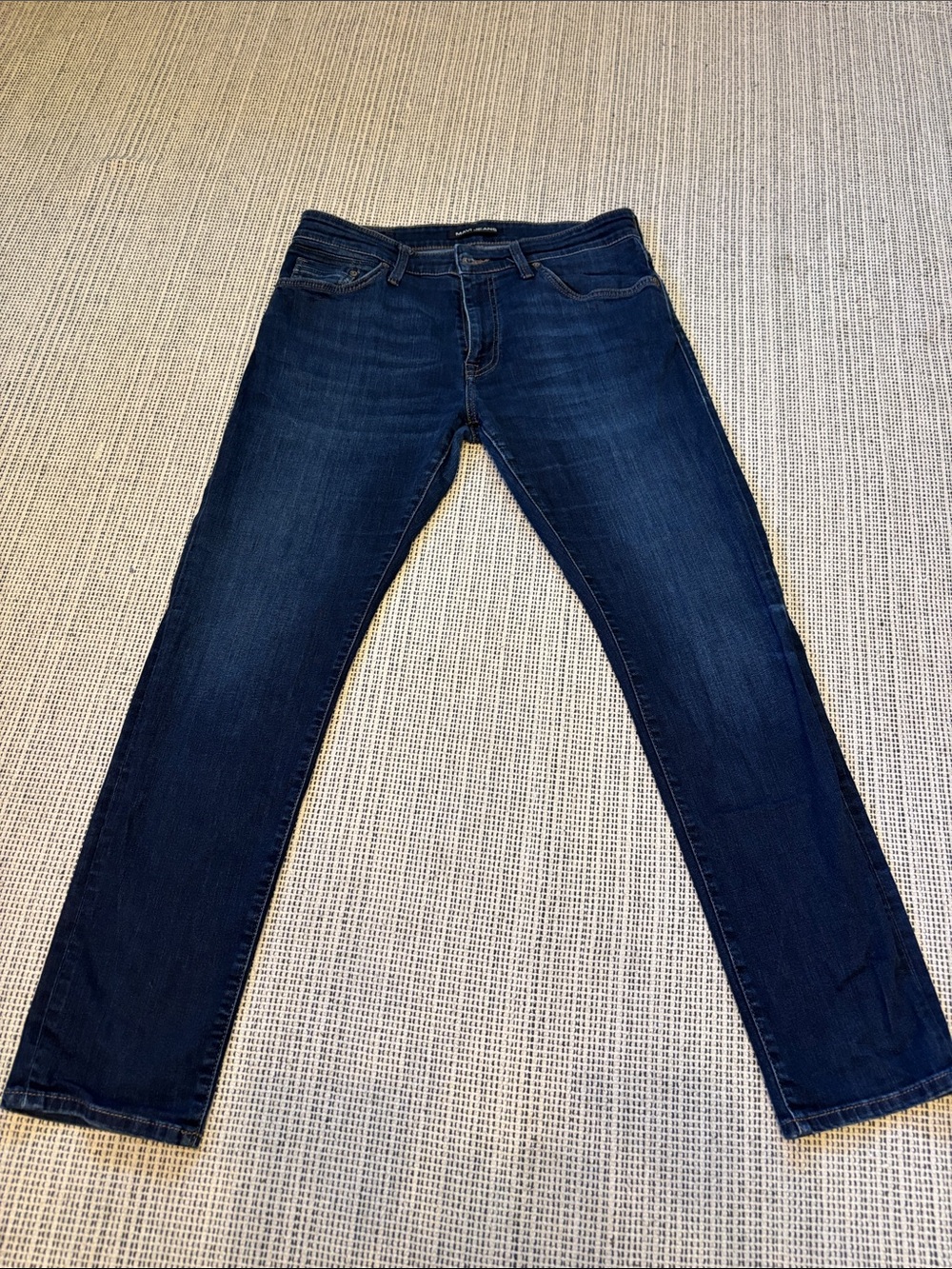 Mavi Men's Slim Straight Jeans - Dark Blue